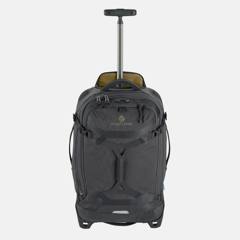 GEAR WARRIOR WHEELED DUFFEL CARRY ON תיק עלייה למטוס בצבע שחור ובצבע jet 